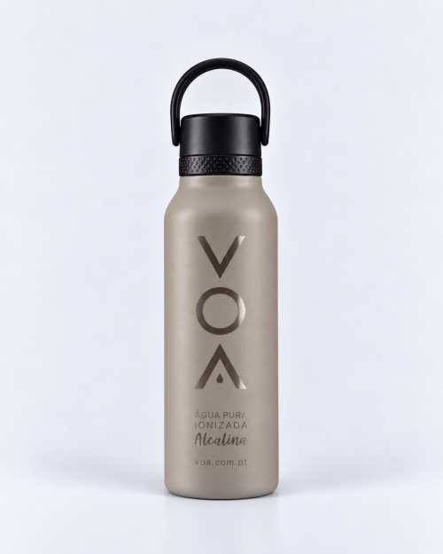 Garrafa térmica VOA Thermos Luxe Aura 600 ml khaki