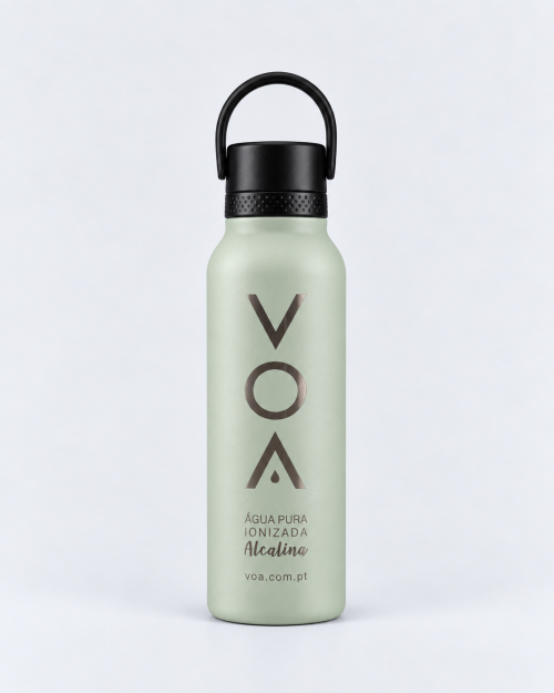 Garrafa térmica VOA Thermos Luxe Element 750 ml verde-claro