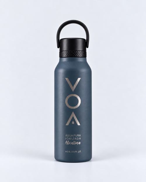 Garrafa térmica VOA Thermos Luxe Element 750 ml azul