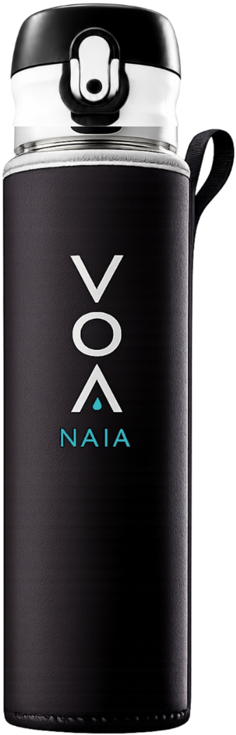 Garrafa VOA NAIA com capa protetora
